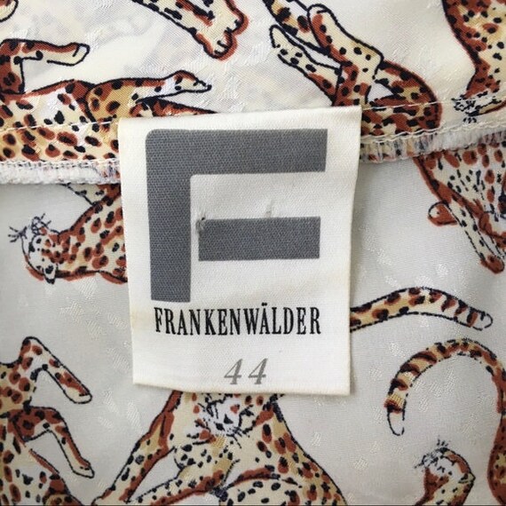 Vintage 1990s | Novelty Leopard Blouse - image 7