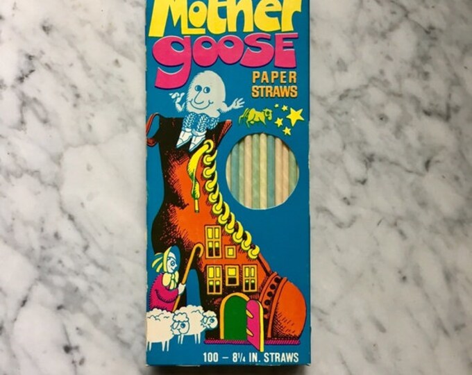 Vintage 1950s/60s | Novelty Paper Straws