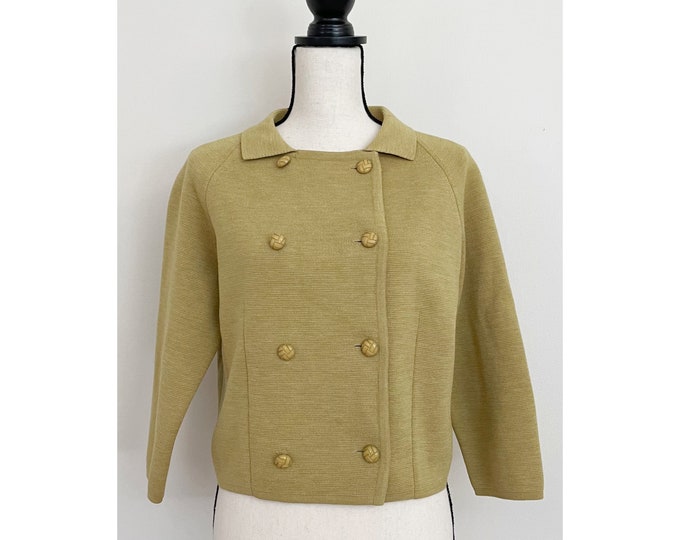 Vintage 1960s | Italian Wool Double-Breasted Jacket