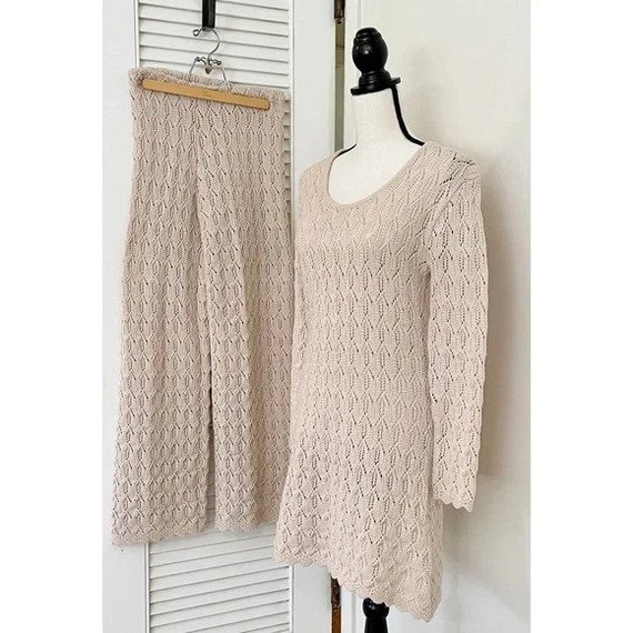 Vintage 1970s | Crochet Two Piece Set - image 1