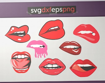 Lips svg files for cricut Lips party Lips gift Lips eps Lips png Lips clipart Lips stickers decor decal decoration download birthday dxf