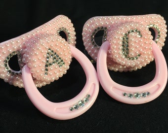 Magnetic Pacifier for Dolls with Letter