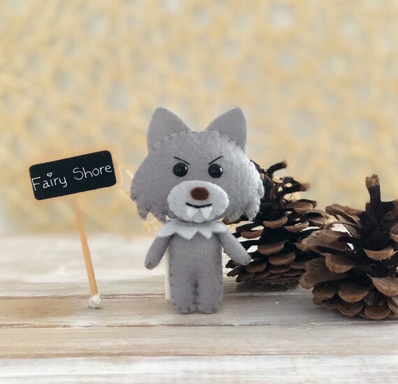 赤ずきんちゃんのフェルト人形の縫製パターン：DIY童話人形（PDF SVG