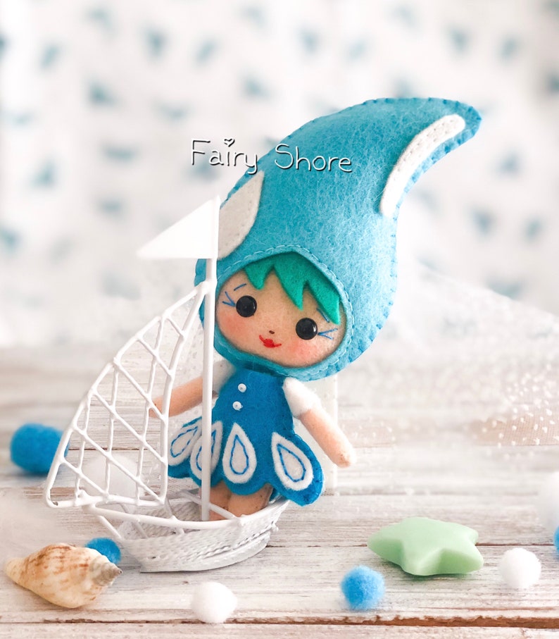 Four elements dolls felt pattern fire and earth felt toy air PDF /& SVG felt sewing pattern for cricut Easy pattern water