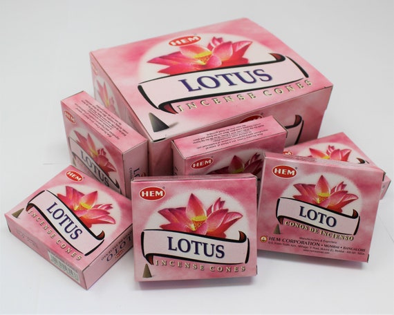 Hem Lotus Incense Cones: Choose How Many