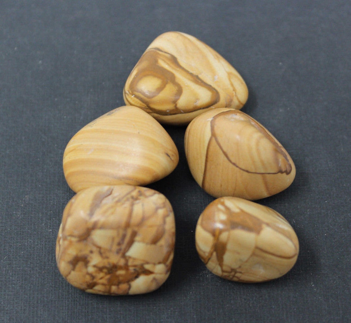 Walnut Jasper Tumbled Stones Choose 4 Oz 8 Oz or 1 Lb Bulk Etsy