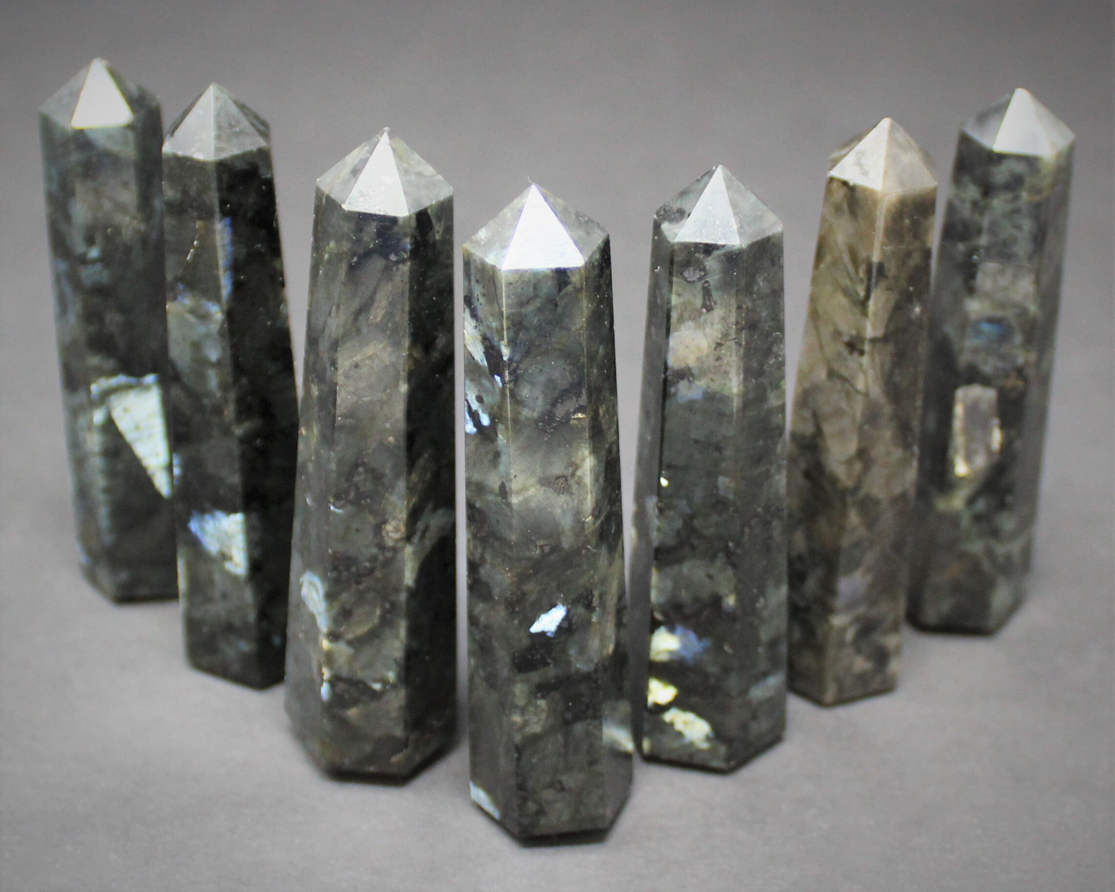 Larvikite Obelisk ('A' Grade, Larvikite Crystal, Larvikite ...