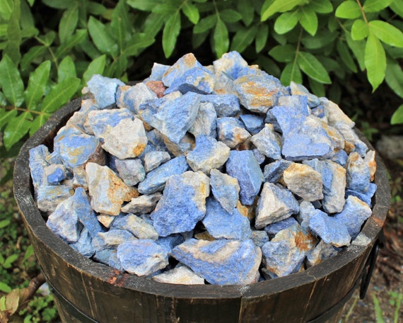 Dumortierite Rough Stones: Choose Ounces or lb Bulk Wholesale Lots (Premium Quality 'A' Grade)