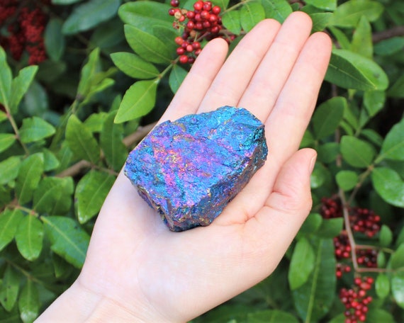 LARGE Chalcopyrite Raw Stone, 2" - 3":Choose How Many Pieces (Premium Quality 'A' Grade)