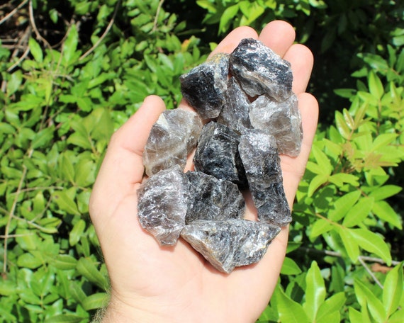 Smoky Quartz Rough Natural Stones: Choose How Many Pieces (Premium Quality 'A' Grade)