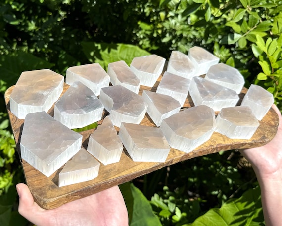 Small Ulexite TV Rock Chunks, Television Stones: Choose Ounces or lb Wholesale Bulk Lots (Premium Quality Raw Ulexite Optical Crystals)
