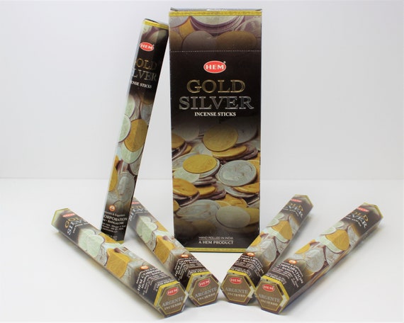 Hem Incense Sticks Gold Silver - Choose How Many