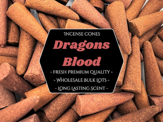 DRAGONS BLOOD Incense Cones: Choose 10, 20, 50, 100 or 200 Bulk Lots