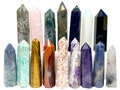 Natural Crystal Obelisks / Beautiful Polished Towers - Choose your Gemstone (Premium Quality Crystal Towers, Healing Crystals, Home Decor)