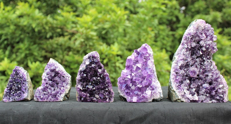 Amethyst Cut Base Clusters, CLEARANCE Quality Crystal Quartz Geodes B Grade, Crazy Cheap: Choose Size Amethyst Free Standing Crystals 画像 9