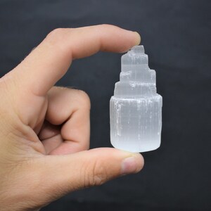 1 Selenite Tower & 1 Extra Grade Black Tourmaline Log: Home Protection Kit Buy More Sets and Save BIG image 7