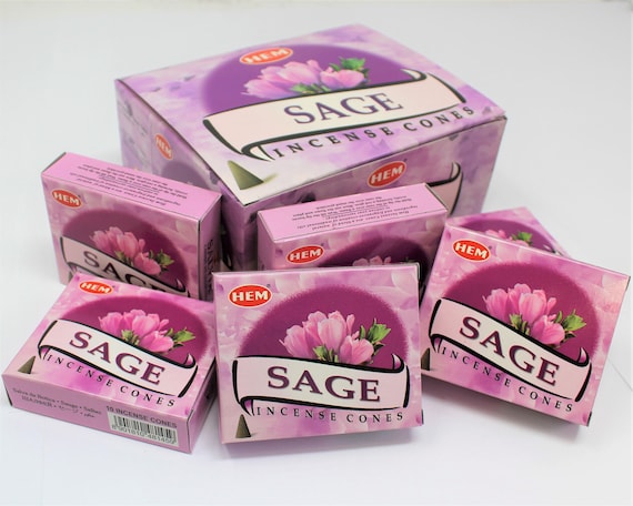 Hem Sage Incense Cones: Choose How Many