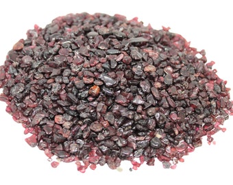 Garnet Semi Tumbled Mini Crystal Chips 3-8 mm: Loose Wholesale Bulk Lots (Garnet Gemstones)