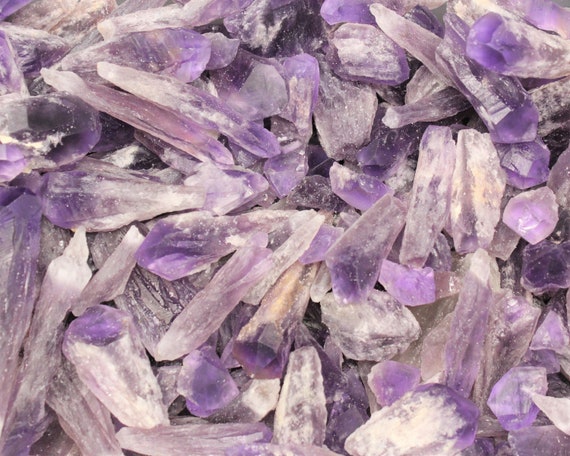 Royal Bahia Elestial Amethyst Laser Points & Pieces - Choose Ounces or lbs Wholesale Bulk Lots
