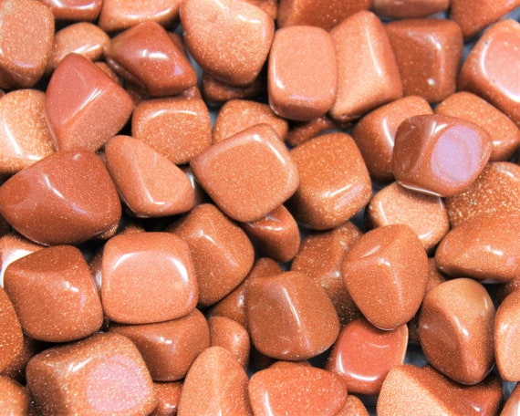 Red Goldstone Tumbled Stones: Choose Ounces or lb Bulk Wholesale Lots (Premium Quality 'A' Grade)