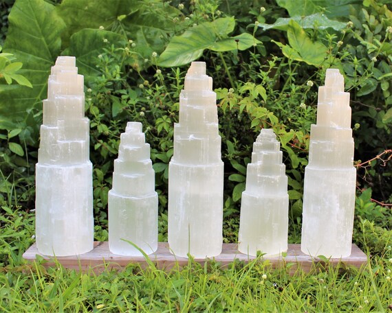 Small selenite lamp deals