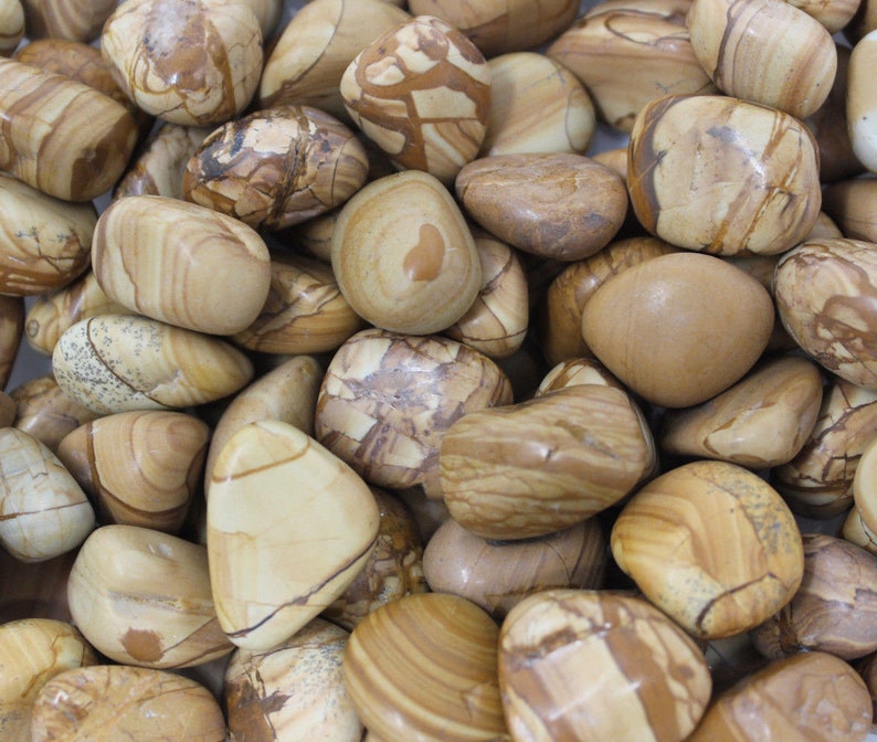 Walnut Jasper Tumbled Stones Choose 4 Oz 8 Oz or 1 Lb Bulk Etsy