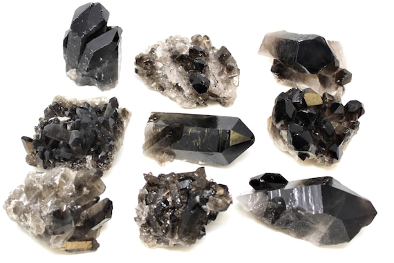 EXTRA LARGE Smokey Quartz Crystal Clusters - Choose Exact Specimen (Natural Smoky Quartz From Brazil)