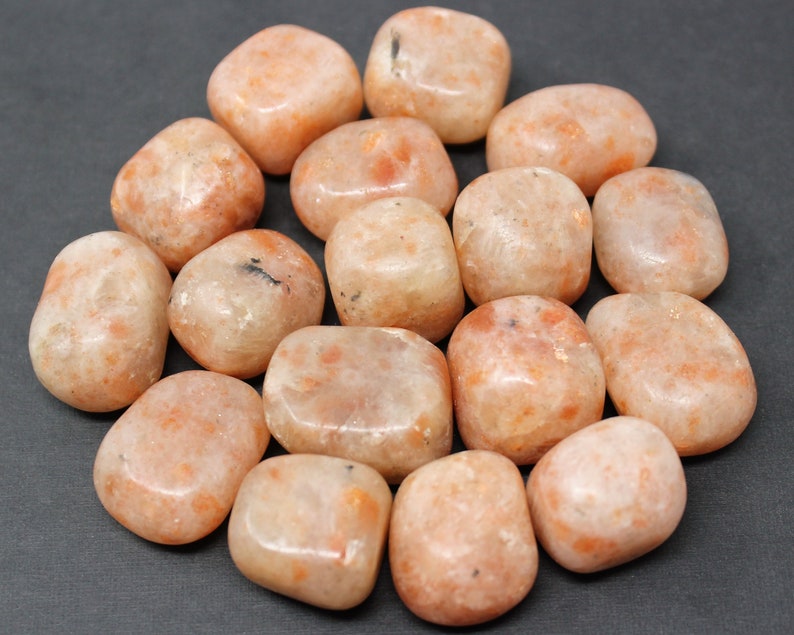 Sunstone Tumbled Stones: Choose How Many Pieces Premium Quality 'A' Grade image 5