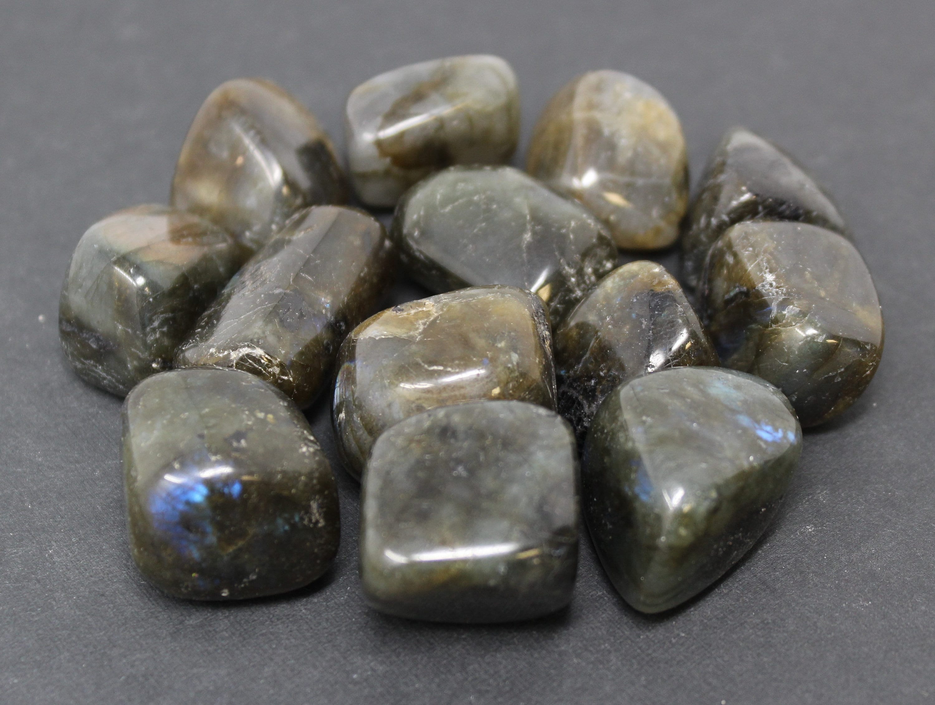 Labradorite Tumbled Stones Choose 4 oz, 8 oz or 1 lb Bulk Lots ('A