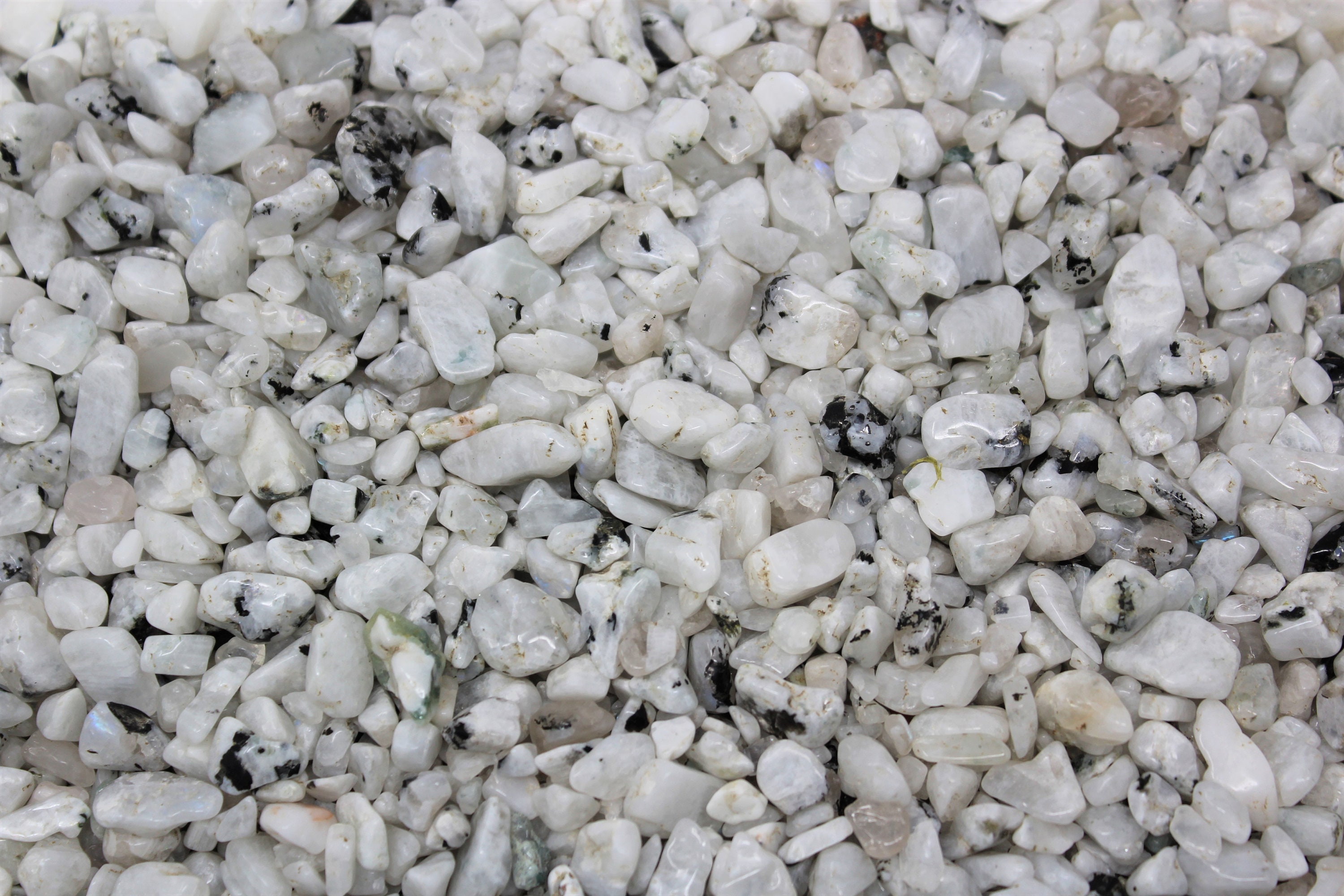 Rainbow Moonstone Semi Tumbled Gemstone Mini Chips 5 15 mm Choose 2