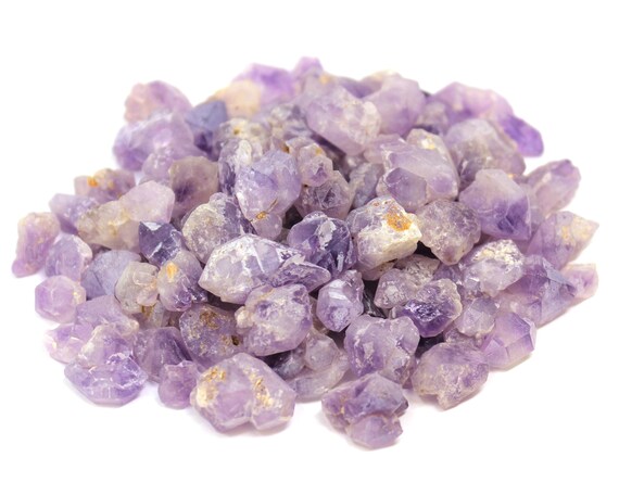 Rough Natural Amethyst Nuggets from Brazil - Choose Ounces or lbs Wholesale Bulk Lots (Premium Quality 'A' Grade, Mini)