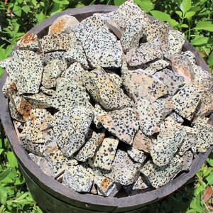 Dalmation Jasper Rough Natural Stones: Choose Ounces or lb Bulk Wholesale Lots Premium Quality 'A' Grade image 3