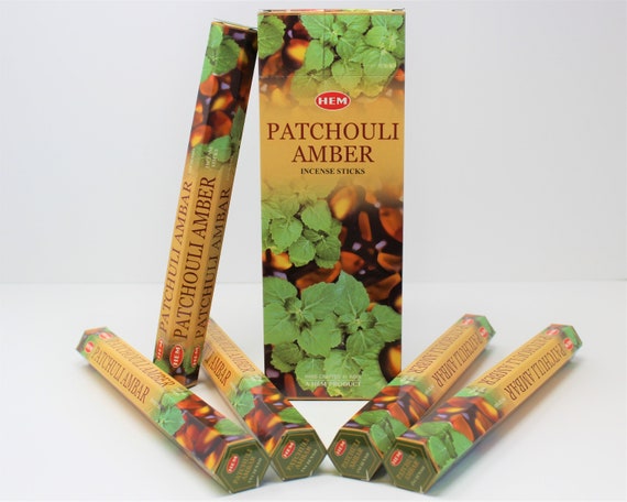 Hem Incense Sticks Patchouli Amber - Choose How Many