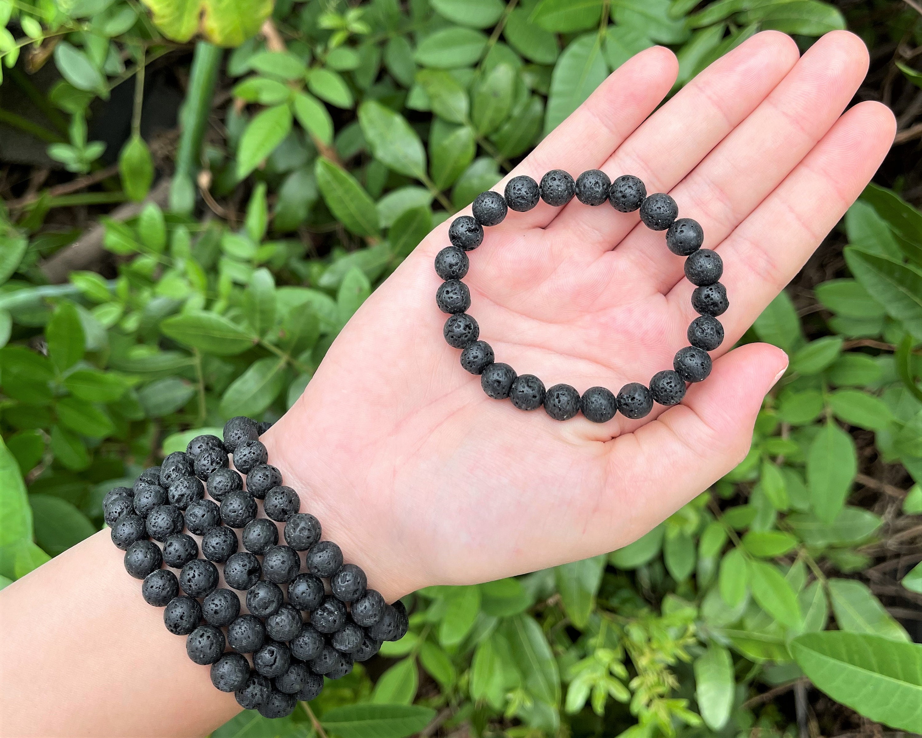 Bracelet Accessories, Volcanic Lava Beads