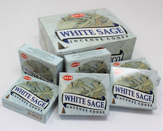 Hem White Sage Incense Cones: Choose How Many