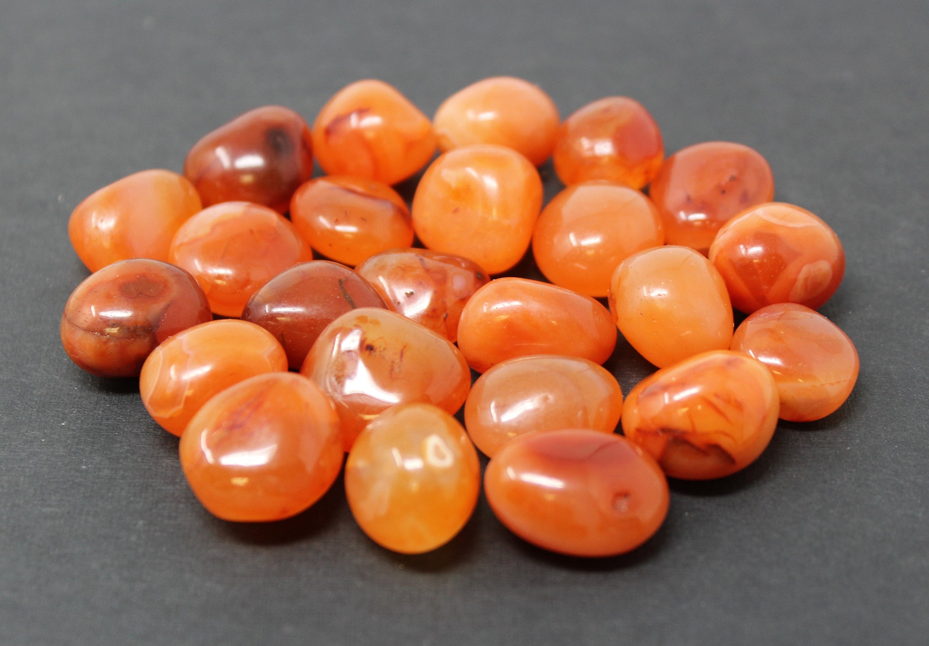 Carnelian Tumbled Stones Choose How Many Pieces ('A' Grade, Carnelian
