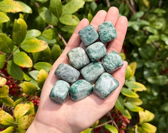 China Jade Tumbled Stones: Choose How Many Pieces ('A' Grade)