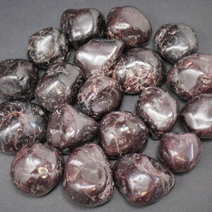 Garnet Tumbled Stones: Choose How Many Pieces Premium Quality 'A' Grade image 5