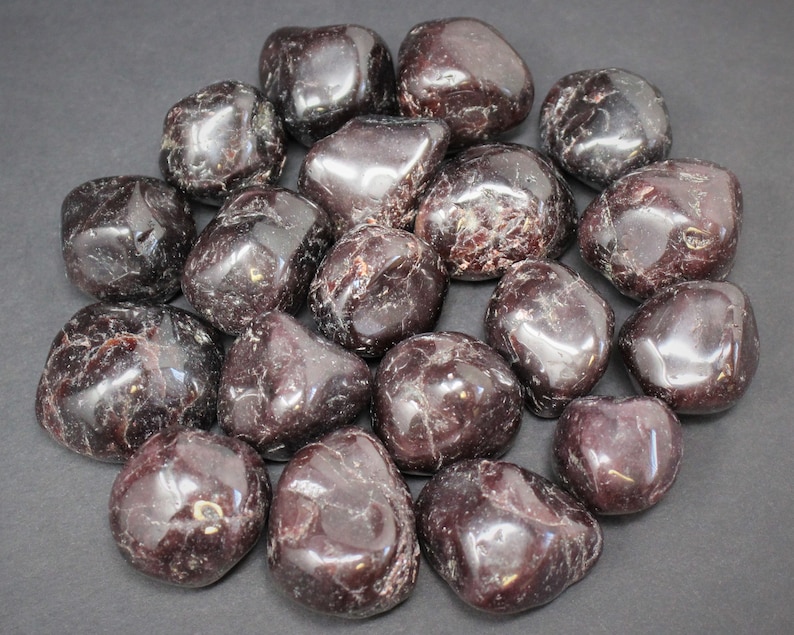 Garnet Tumbled Stones: Choose How Many Pieces Premium Quality 'A' Grade image 5