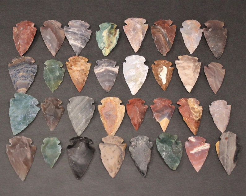 Agate Arrowheads New Replica Choose How Many Pieces Etsy