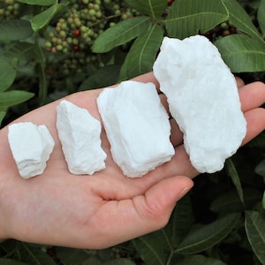 Rough Petalite Crystals, Natural White Raw Petalite: Choose Size (&#39;A&#39; Grade, Natural Petalite Crystal, Healing Crystals, From Brazil)