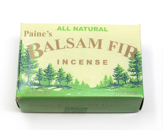 Paine's Balsam Fir Sticks: 40 Stick Pack plus Holder (Balsam Fir Incense)