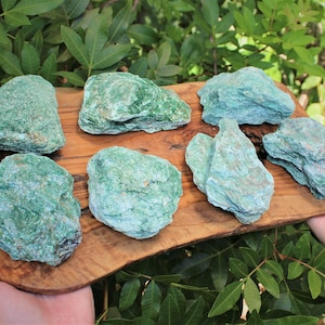 JUMBO Rough Fuchsite Natural Crystals: Choose Size (&#39;A&#39; Grade Premium Quality Raw Fuschite Crystals)
