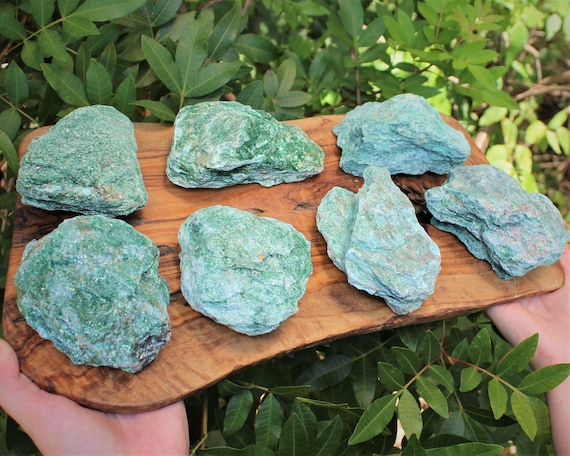 JUMBO Rough Fuchsite Natural Crystals: Choose Size ('A' Grade Premium Quality Raw Fuschite Crystals)