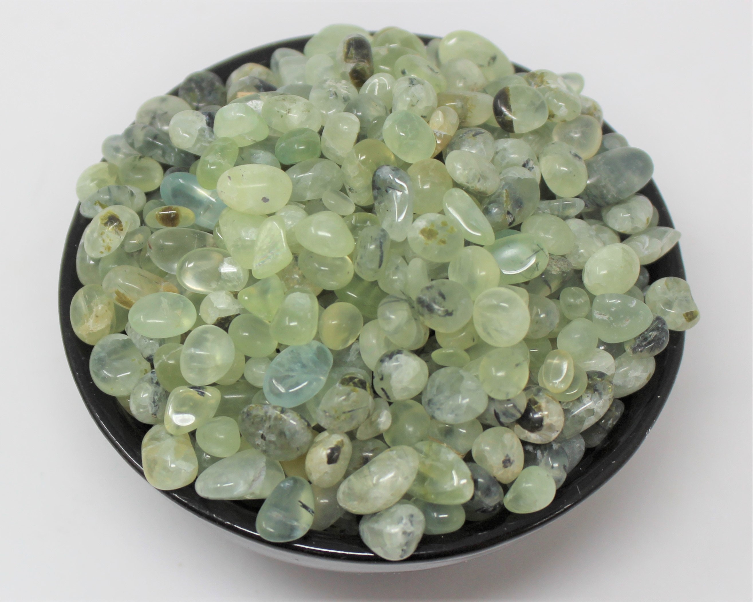 Prehnite Semi Tumbled Gemstone Mini Chips 6 8 mm Choose