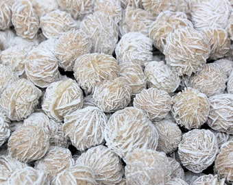 Desert Rose Selenite Buds, 0.75" - 1.5": Choose Ounces or lb Bulk Wholesale Lots (Premium Quality 'A' Grade)