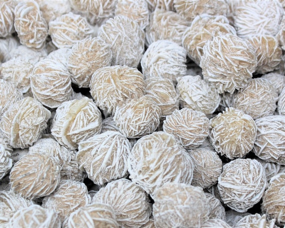 Desert Rose Selenite Buds, 0.75" - 1.5": Choose Ounces or lb Bulk Wholesale Lots (Premium Quality 'A' Grade)