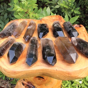 Jumbo Smoky Quartz Point (3 - 5") Extra Large Smoky Quartz Crystal: Choose Size  (Premium Quality 'A' Grade)