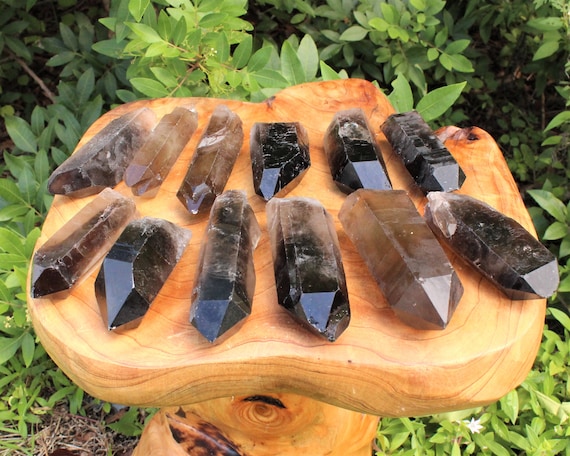 Jumbo Smoky Quartz Point (3 - 5") Extra Large Smoky Quartz Crystal: Choose Size  (Premium Quality 'A' Grade)