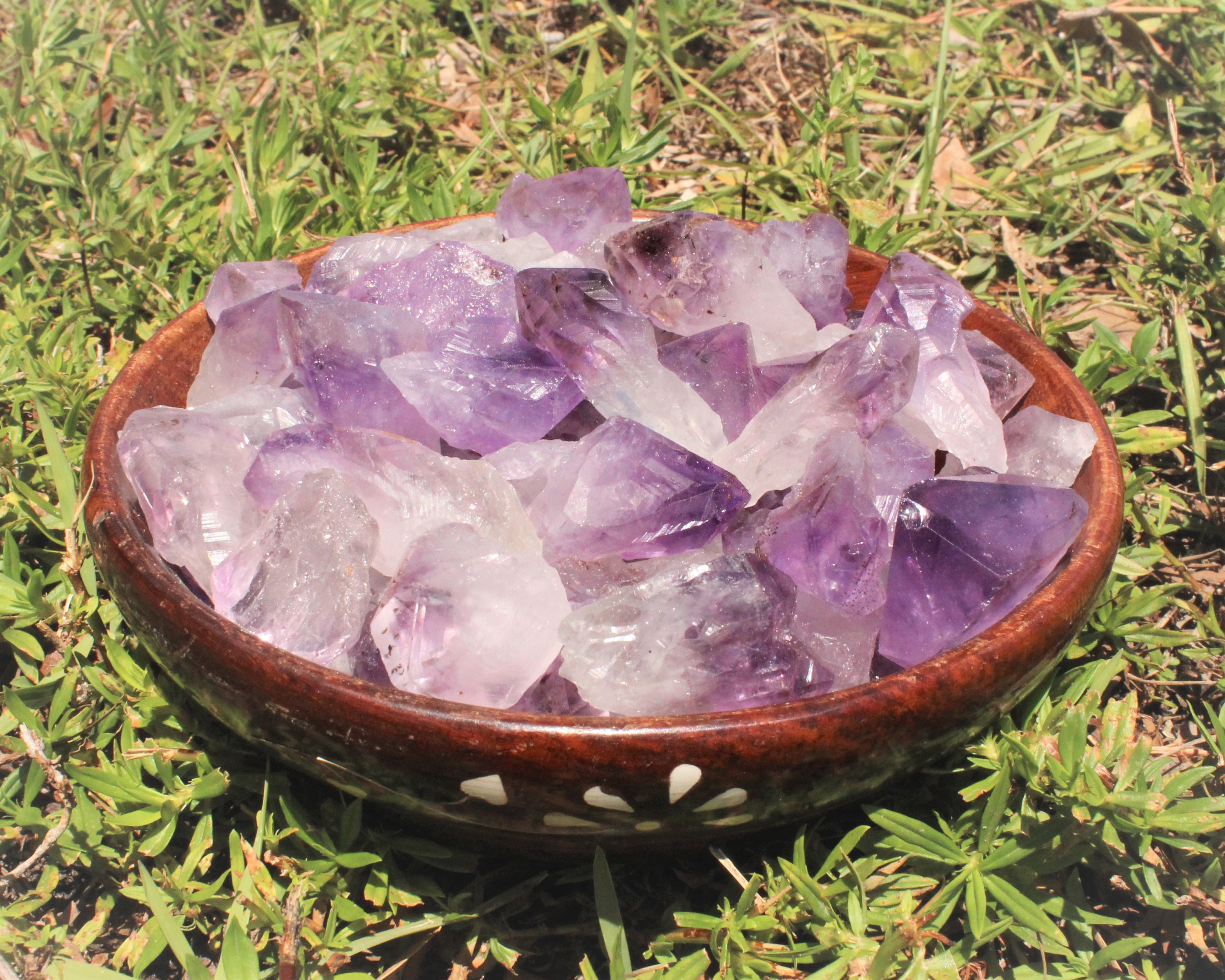 AMETHYST CRYSTAL SMALL POINTS & CHUNKS BULK WHOLESALE HEALING CRYSTALS